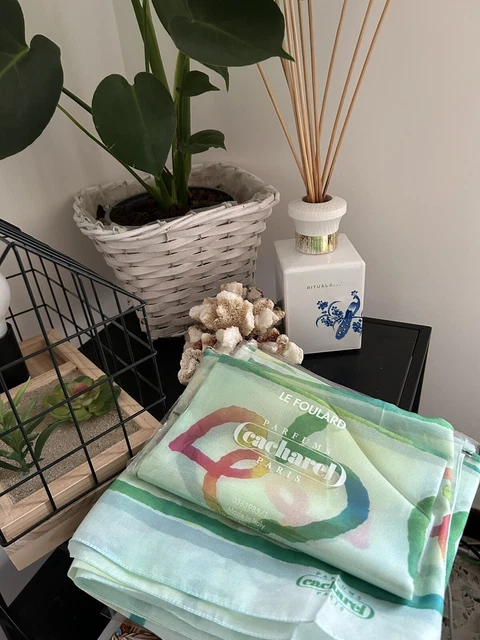 Écharpe Florale En Lin Vert De Xinjiang - 160x50 Cm, Style Bohème, Neuve Sans étiquettes