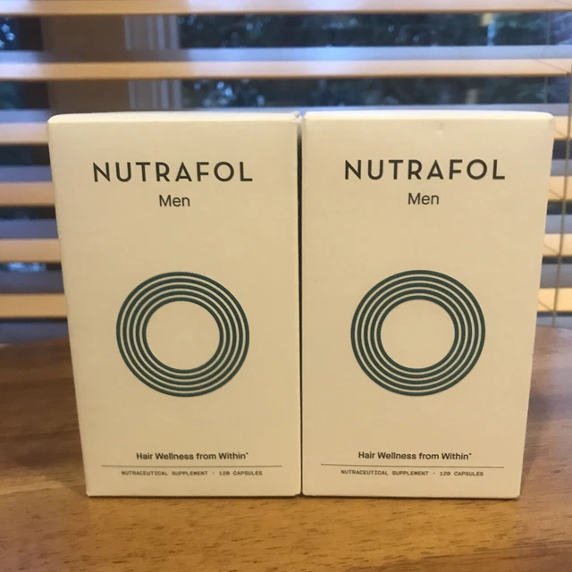 2 MONTH SUPPLY Nutrafol Men Hair Growth Supplement expires June