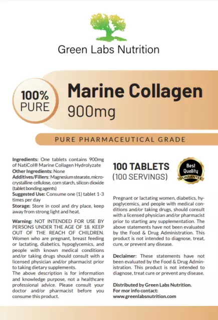 Idrolizzato di collagene di pesce compresse da 900 mg 2