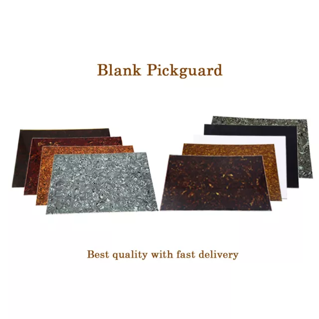 Blank Pickguard Scratch Plate Material Sheet 290x430(mm) Various Colors