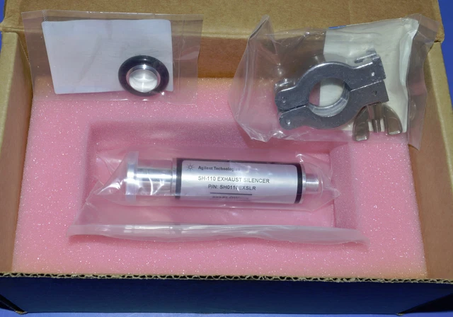 Exhaust Silencer Kit for Varian Agilent SH-110 Dry Scroll Pump, PN SH110EXSLR