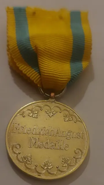 Deutches Reich- 1905-1918 - Orden From Sachsen- Friedrich August Medal