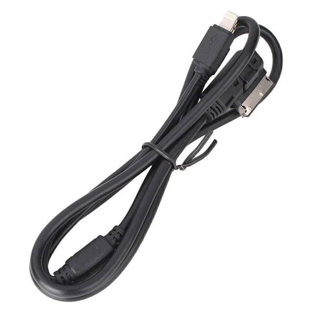 3.5mm Music Interface Charge Adapter AUX Audio Cable For Audi A3 A4 A6 A8 Q5 Q7