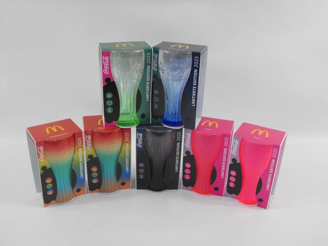 Mc Donalds Coca Cola Glas Gläser 7 Stück Edition 2023 Neu