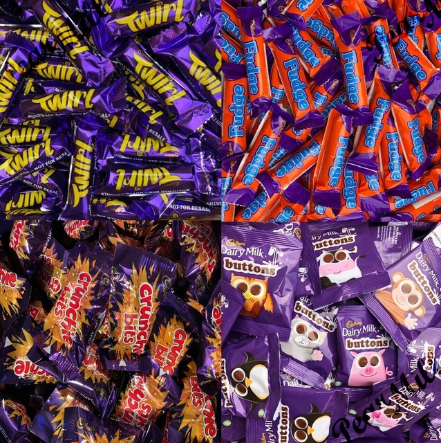 CADBURYS CHOCOLATE - Funsize 1Kg🍬Crunchie🍬Twirl🍬Buttons🍬Fudge £31.89 ...