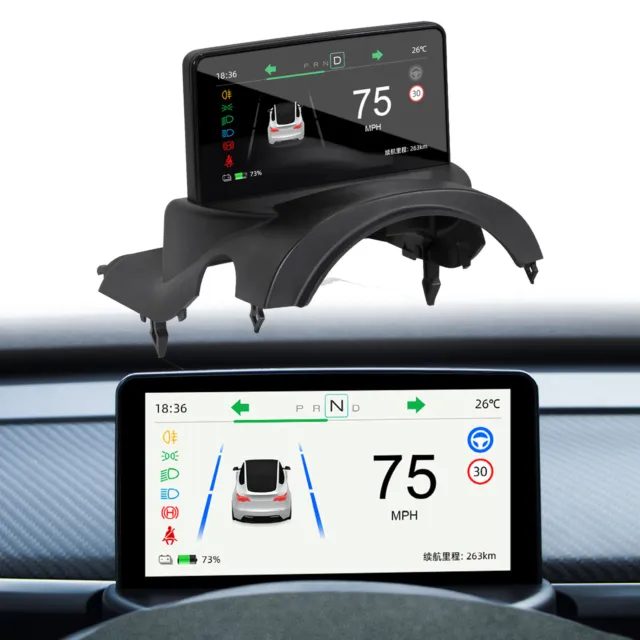 Upgrade HUD Auto Dashboard LCD Screen Head Up 5.16in Display für Tesla Model 3/Y