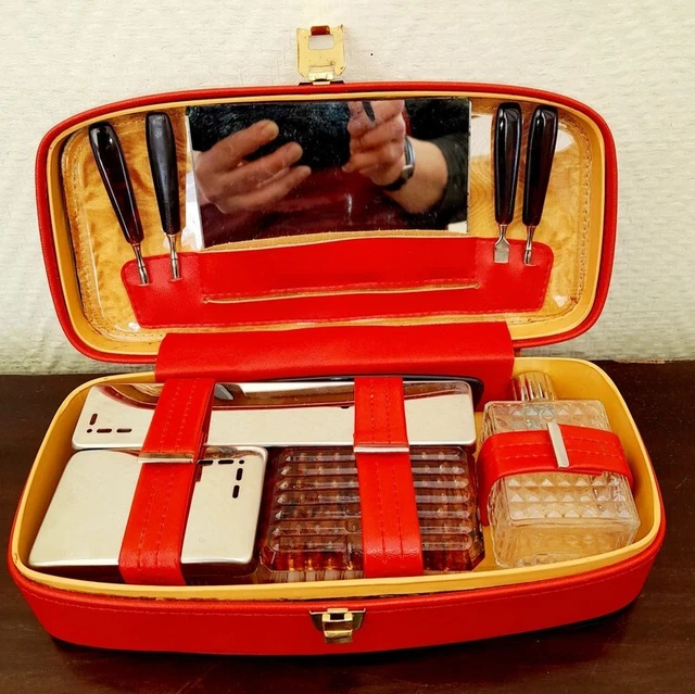 Coffret Trousse De Toilette Vintage - Années 1950/1960 - Occasion