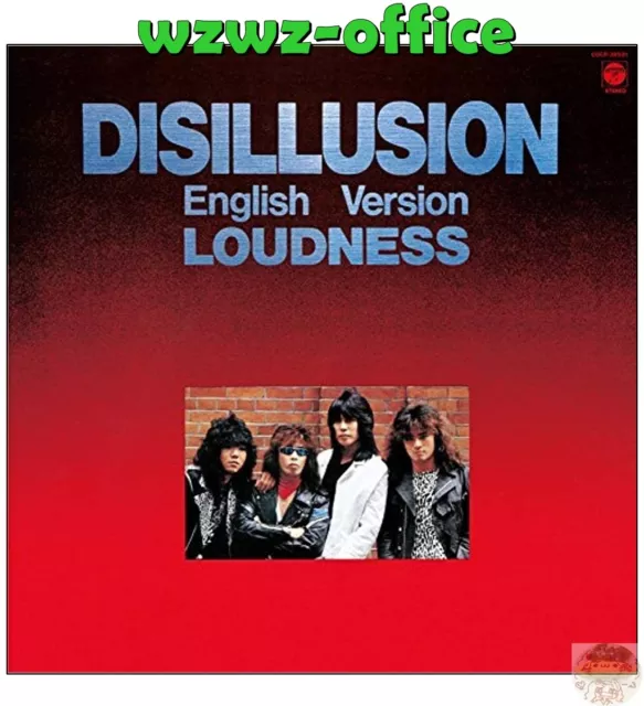 2016 LOW PRICE REISSUE LOUDNESS Disillusion English Version JAPAN CD