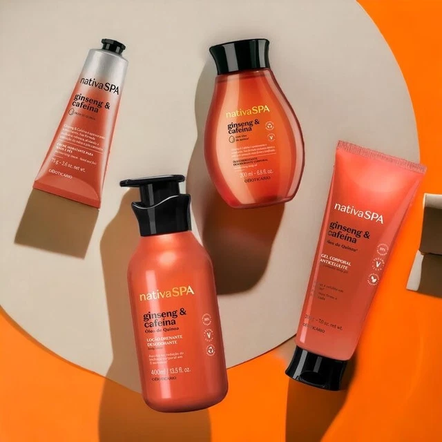 Kit  4 Ginseng X Caffeina NATIVA SPA
