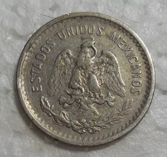 1906 Mexico 10 Centavos Silver Coin =Vf=