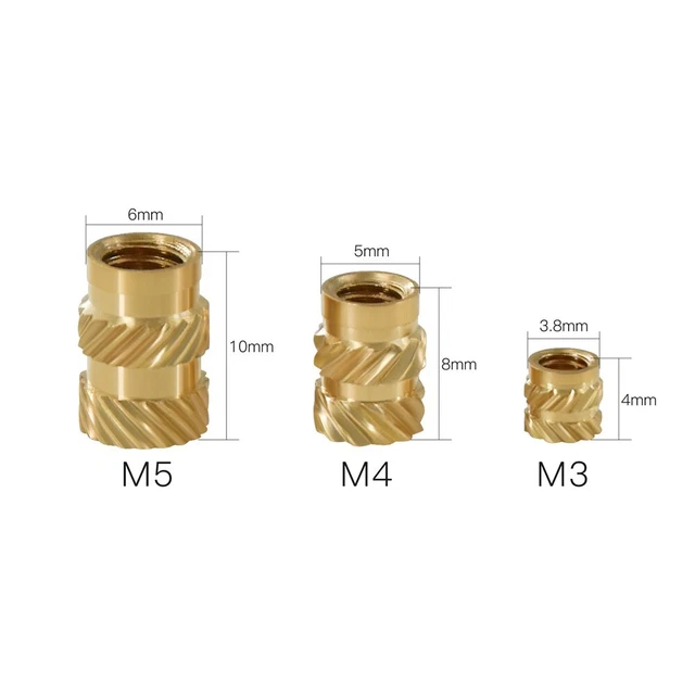 Chiusura filo trasparente dadi dadi e hardware 10 pz