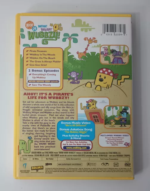 Pirate Treasure Wow Wow Wubbzy DVD Preowned 3