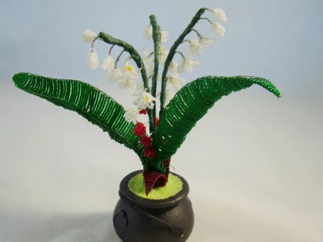 Handmade Mini Lily Of The Valley Plant In Cauldron Magical Plant Collection Aus 2