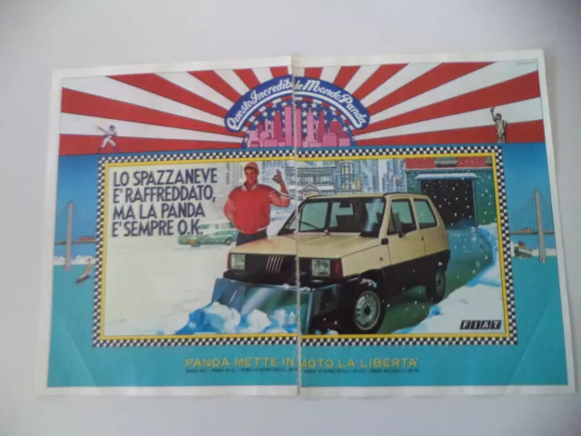 advertising Pubblicità 1984 FIAT PANDA