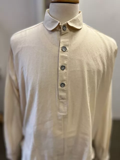 19th Century Off-White Muslin Shirt - 19th cent Re-enacting - NEW, SZ. Large