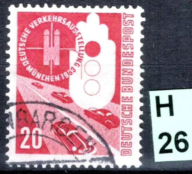 BRD Bund.1949 bis 1959 gest. Michel 169, Schöner Rundstempel.