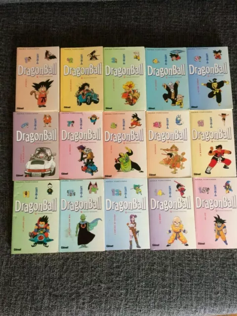 Manga Dragon Ball collection complète livres tome 1 à 21 double intégral en  couleur collection rare