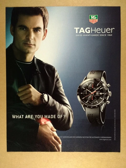 Jeff gordon sales tag heuer watch