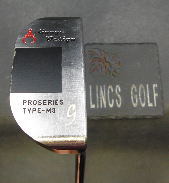 Gauge Design Proseries Type M3 Putter Steel Shaft 87cm Length Super Stroke Grip Gauge Design Proseries Type M3 Putter Steel Shaft 87cm Length Super Stroke Grip