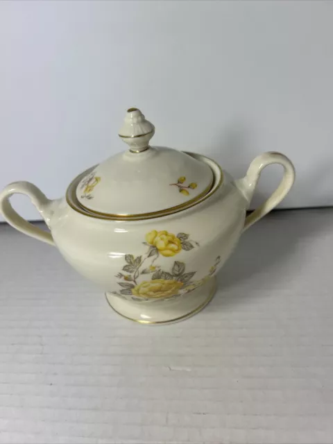 Castleton China "Mayfair" pattern - Sugar Bowl and Lid - Double Handled Bowl