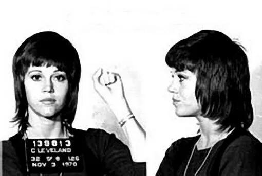 Jane Fonda Mugshot Photo - New Hot Picture Poster - Print Image Photo -G10