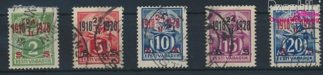 Briefmarken Estland 1928 Mi 68-72 (kompl.Ausg.) gestempelt(9266135