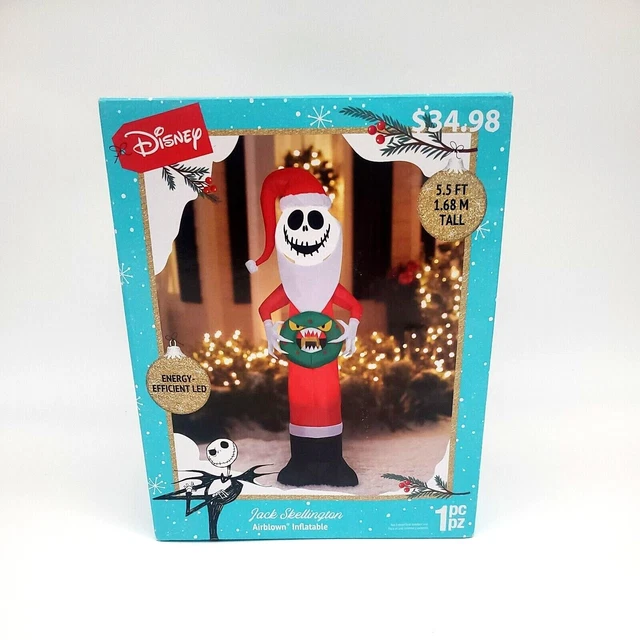 NIGHTMARE BEFORE CHRISTMAS Jack Skellington Oogie 5ft Airblown