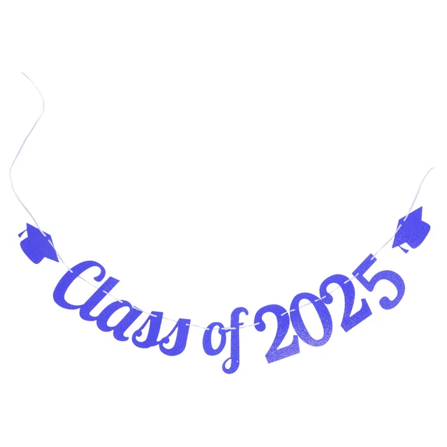 GRADUATION PARTY BANNER Congratulations Graduate Class of 2025 Prop £6. ...