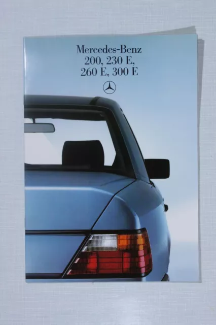 Mercedes-Benz Sales Brochure W124: 200, 230E, 260E, 300E