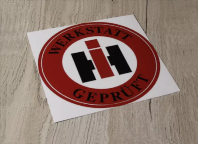 IHC CASE Aufkleber Die Neuen aus Neuss Traktor Emblem Sticker Label