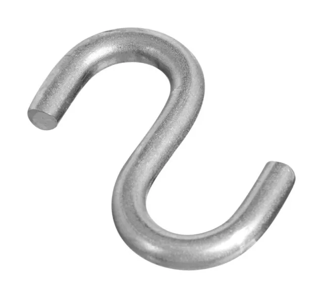 National Hardware  Silver  Stainless Steel  1-1/2 in. L S-Hook  1 pk