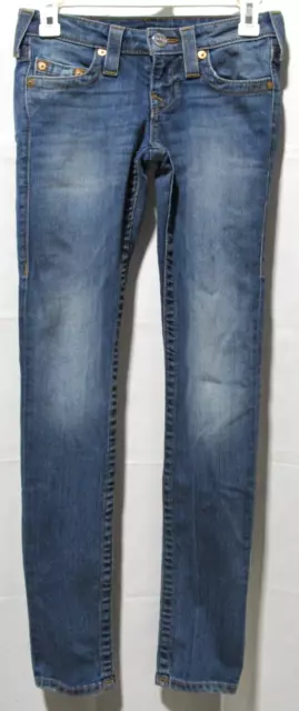 True Religion Blue Denim Skinny Jeans Women's Size 25