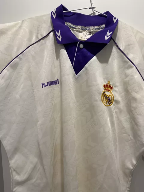 REAL MADRID 1993-1994 camiseta shirt trikot maillot maglia hummel