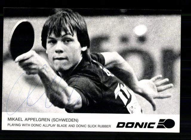 Mikael Appelgren Autogrammkarte Tischtennis Original Signiert +A 228242