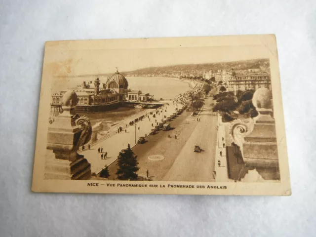 CPA carte postale Nice / vue Panoramique sur la Promenade des Anglais