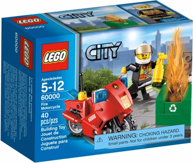 LEGO City Fire Motorcycle (#60000)(Retired 2013)(Rare)(NEW)