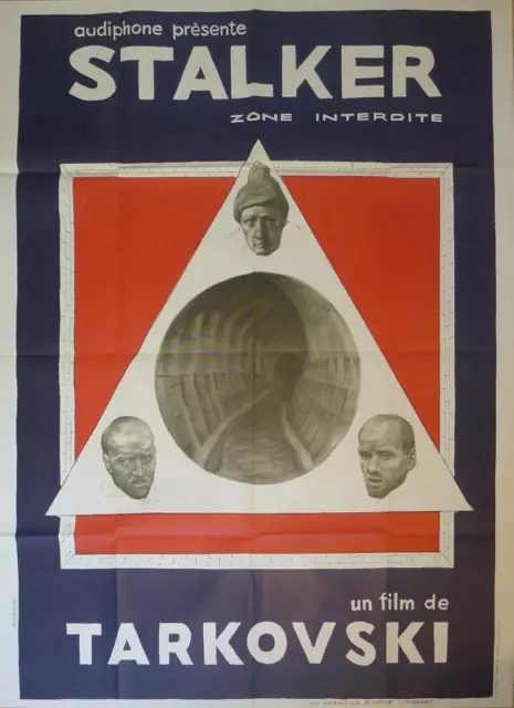 Stalker - Tarkovsky - Rare Style - Original Large French Movie Poster