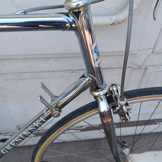 VELO GRESINSKI 57X57 chromer super vitus 980 cadre et fourche shimano arabesque EUR 500 00 PicClick FR