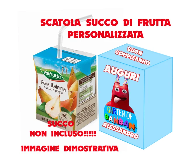 Banban Scatole Colorate per Succo di frutta Festa di Compleanno