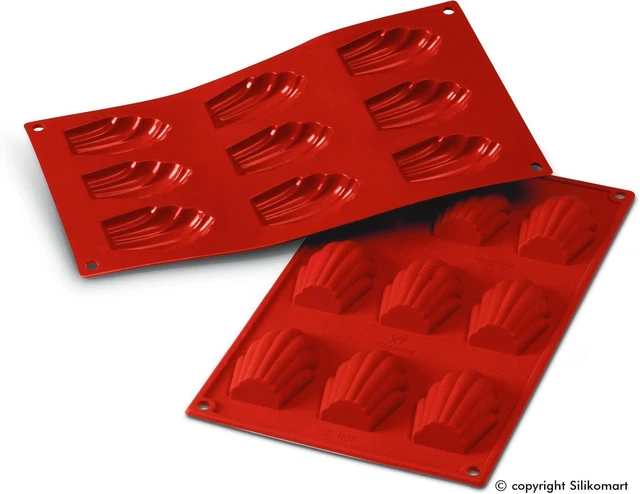 SF032 MADELEINE - STAMPO in SILICONE 68X45 H 17 MM