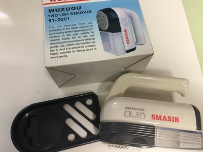 Bunique Levapelucchi Elettrico Portatile Bianco Rimuovi Pelucchi Elettrico Batteria Ricaricabile Tramite USB 
