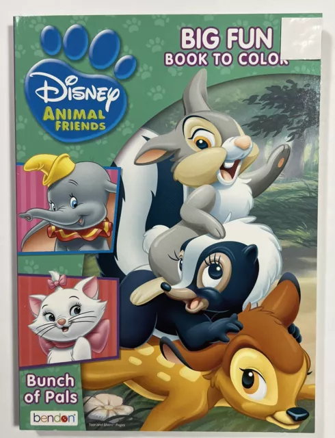 Disney Animal Friends: Playful Pals (Giant Book to Color) Disney