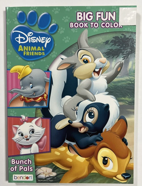 Disney Animal Friends: Playful Pals (Giant Book to Color) Disney