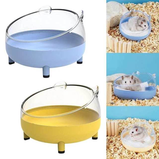 Hámster baño de arena contenedor hámster baño hámster baño de arena caja jaula inodoro