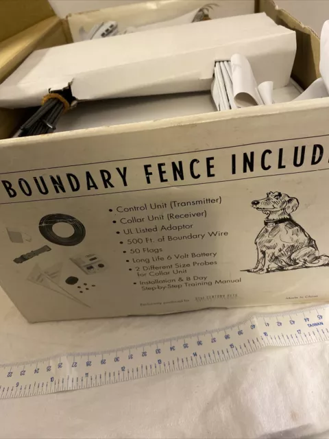 21st century Dog Fence Transmitter Pet Containment Boundary Flags. COMPLETE NEW