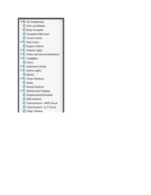 FORD F-550 1999 Color Wiring Diagram Schematic V8-7.3L DSL 2WD pdf £2. ... image.