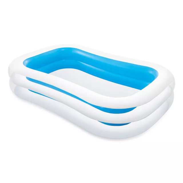 Intex Inflatable Family Rectangular Swimming 262cm Outdoor/Patio Kids Pool 6y+