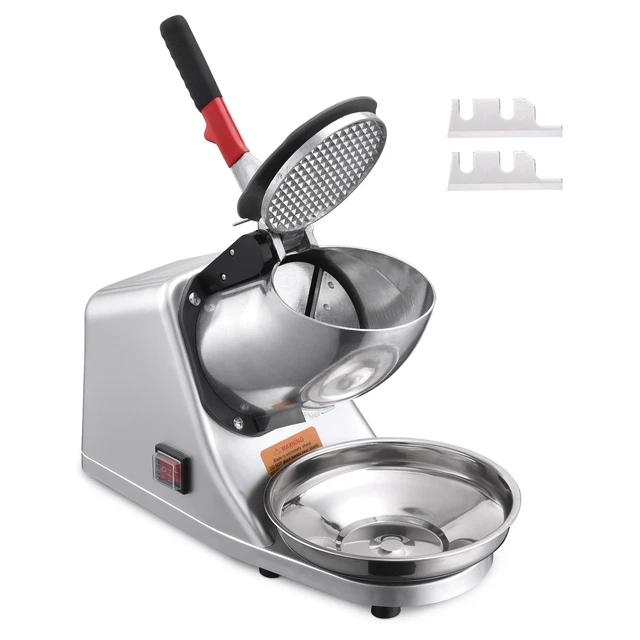WeChef 300W Ice Shaver Machine Snow Cone Maker Shaved Ice 143lbs Bar Caffee