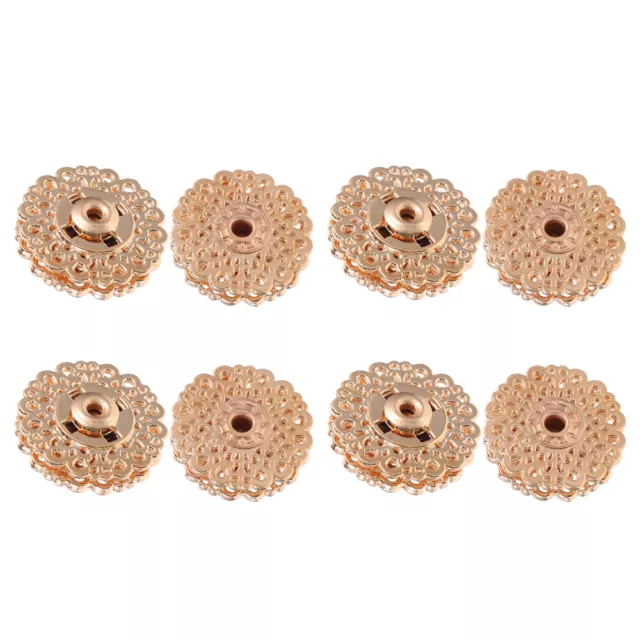 10 Pairs Sweater Fastener Press Studs Snap Button Invisible Sewing Buttons