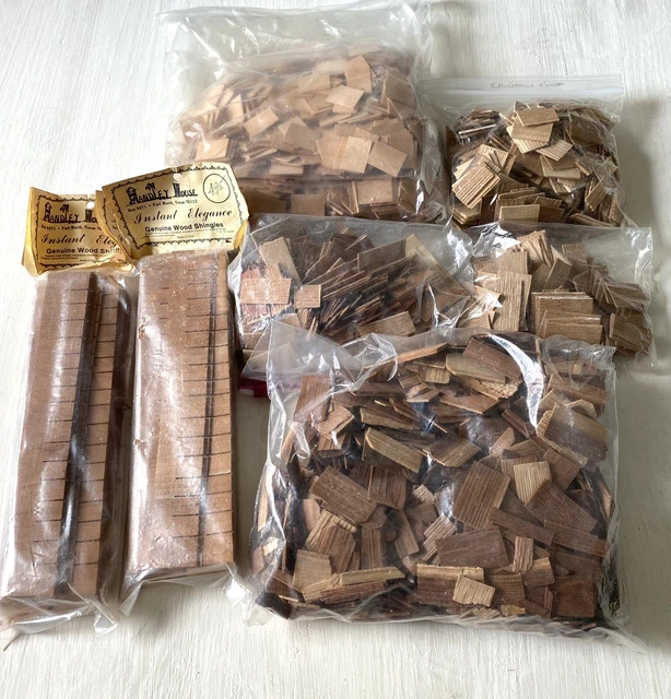 Huge Lot 1:12 Scale Dollhouse Building Components Wood Roofing Shingles